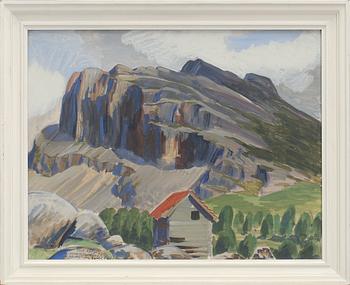EWALD DAHLSKOG, gouache, signerad och daterad 1938.