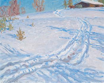 124. Jonas Heiska, A SUNNY WINTER DAY.