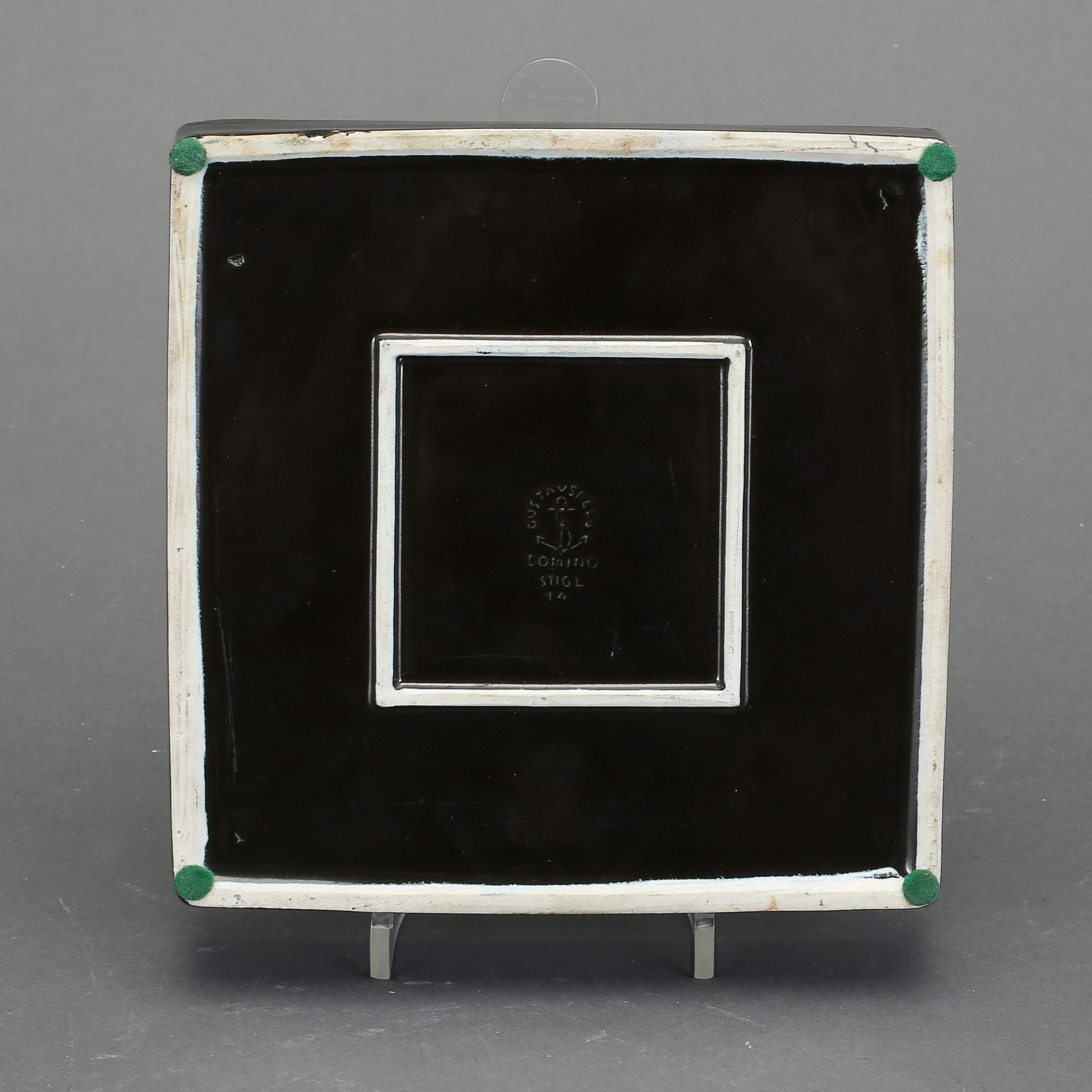 ASKFAT, stengods, "Domino", Stig Lindberg, Gustavsberg, 1955-69.
