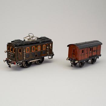 TÅGSET, Märklin, 6+2 delar, Tyskland 1900-talets första hälft.