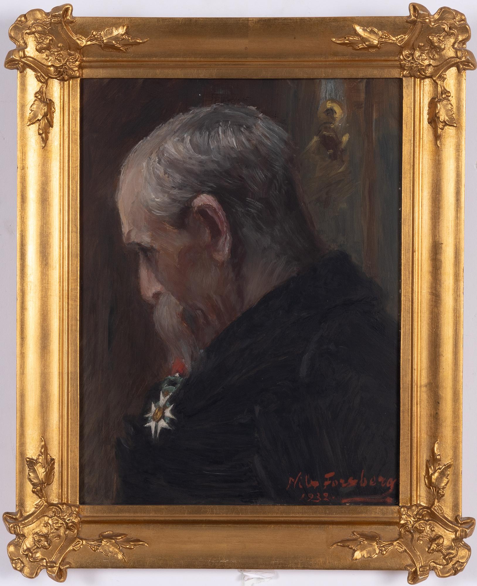 Nils Forsberg, Äldre man med kraschan.