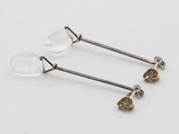 VIVIANNA TORUN BÜLOW-HÜBE, a pair of earrings, "Dew Drop" Georg Jensen, Denmark,