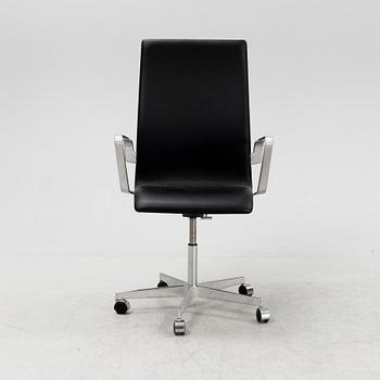 Arne Jacobsen, kontorsstol, "Oxford", Fritz Hansen, Danmark.