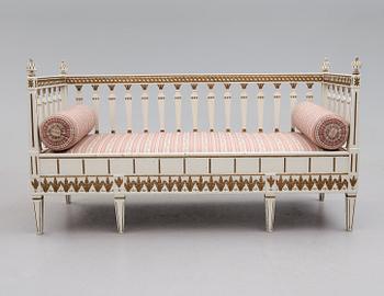 SOFFA, gustaviansk stil, 1800-tal.