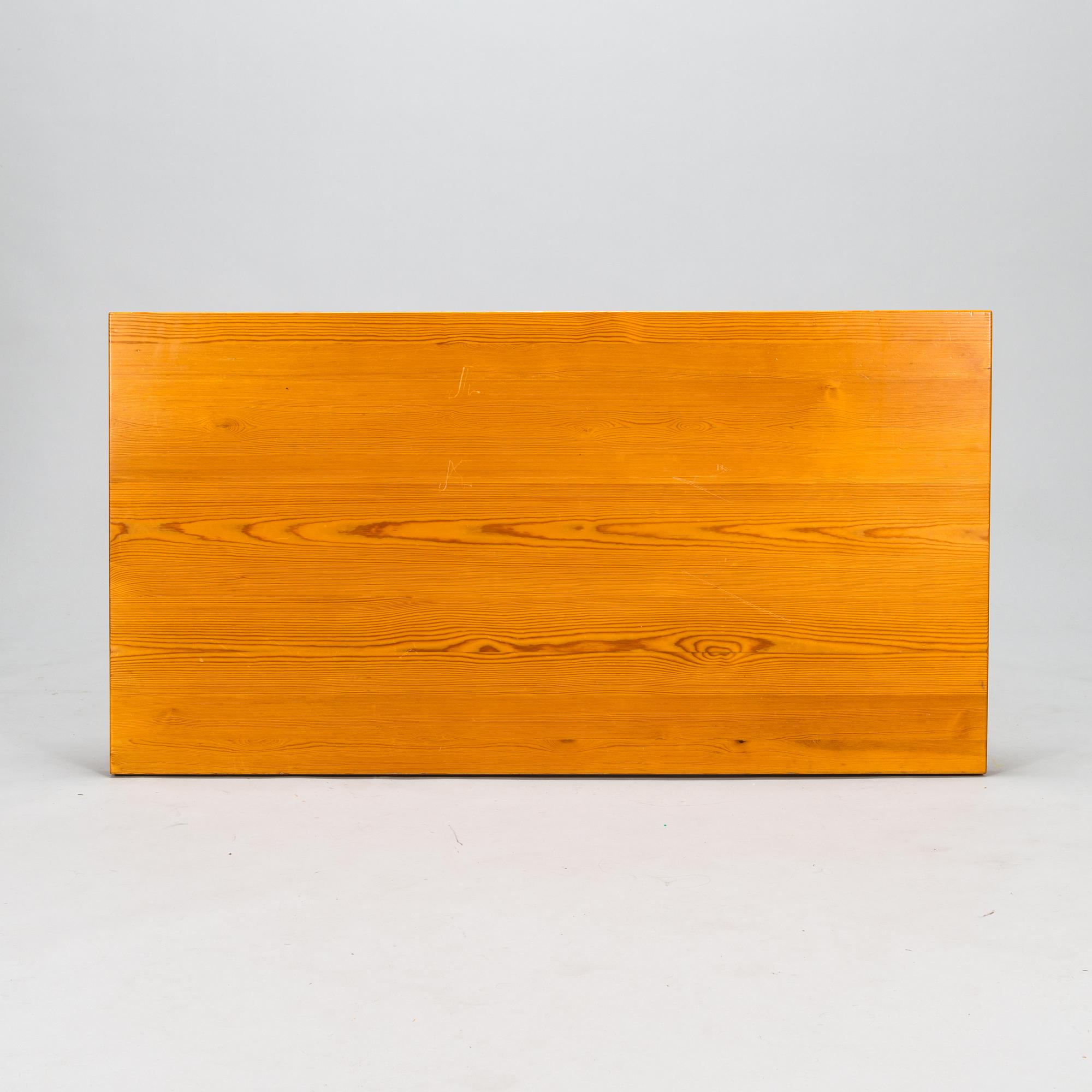 Göran Malmvall, a pine table, Svensk Fur, mid-20th century.
