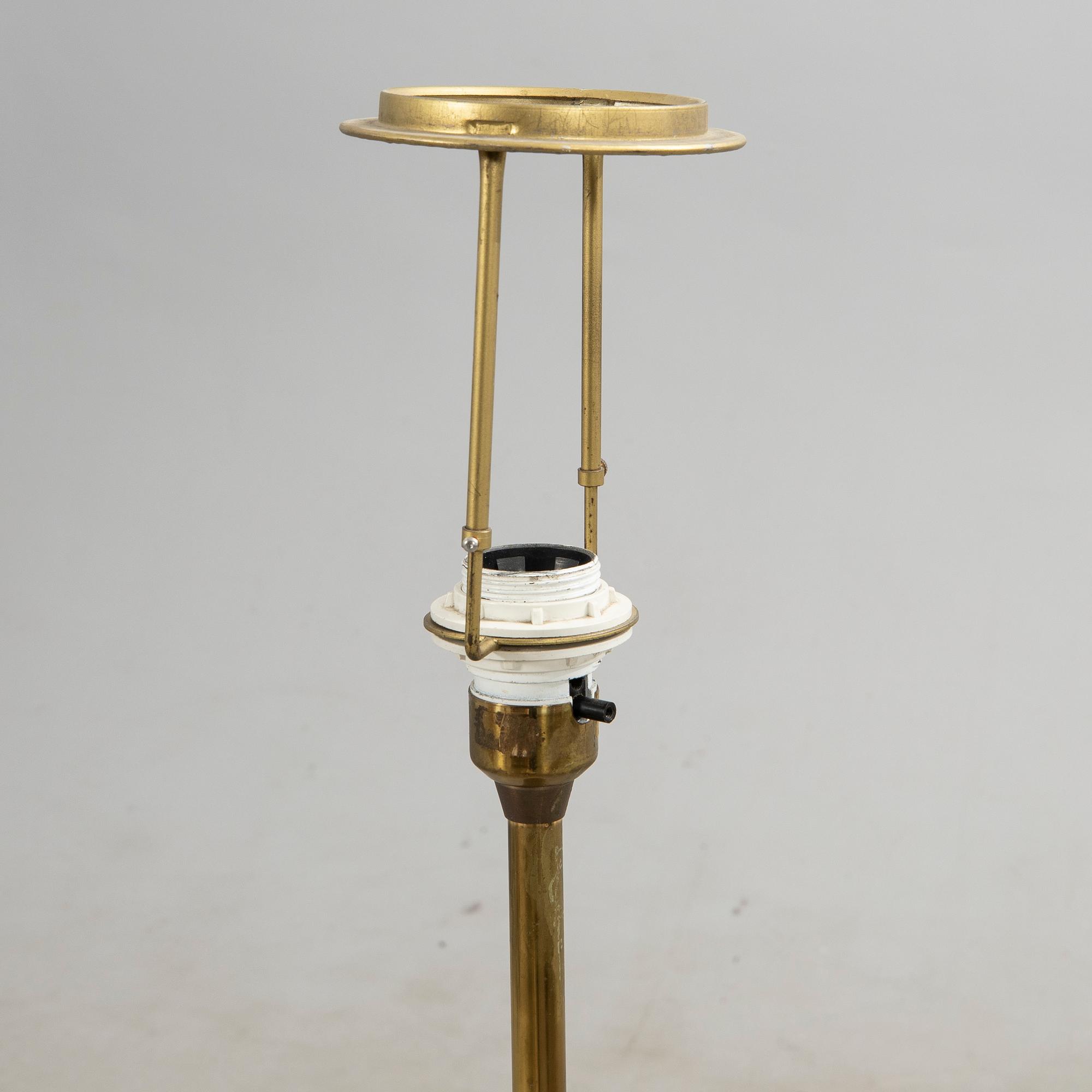 Floor lamp, mid-20th century.