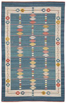55. Matta, rölakan, ca 291,5 x 186 cm, signerad MM.