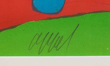 KAREL APPEL, färglitografi. Signerad o numrerad e.a.