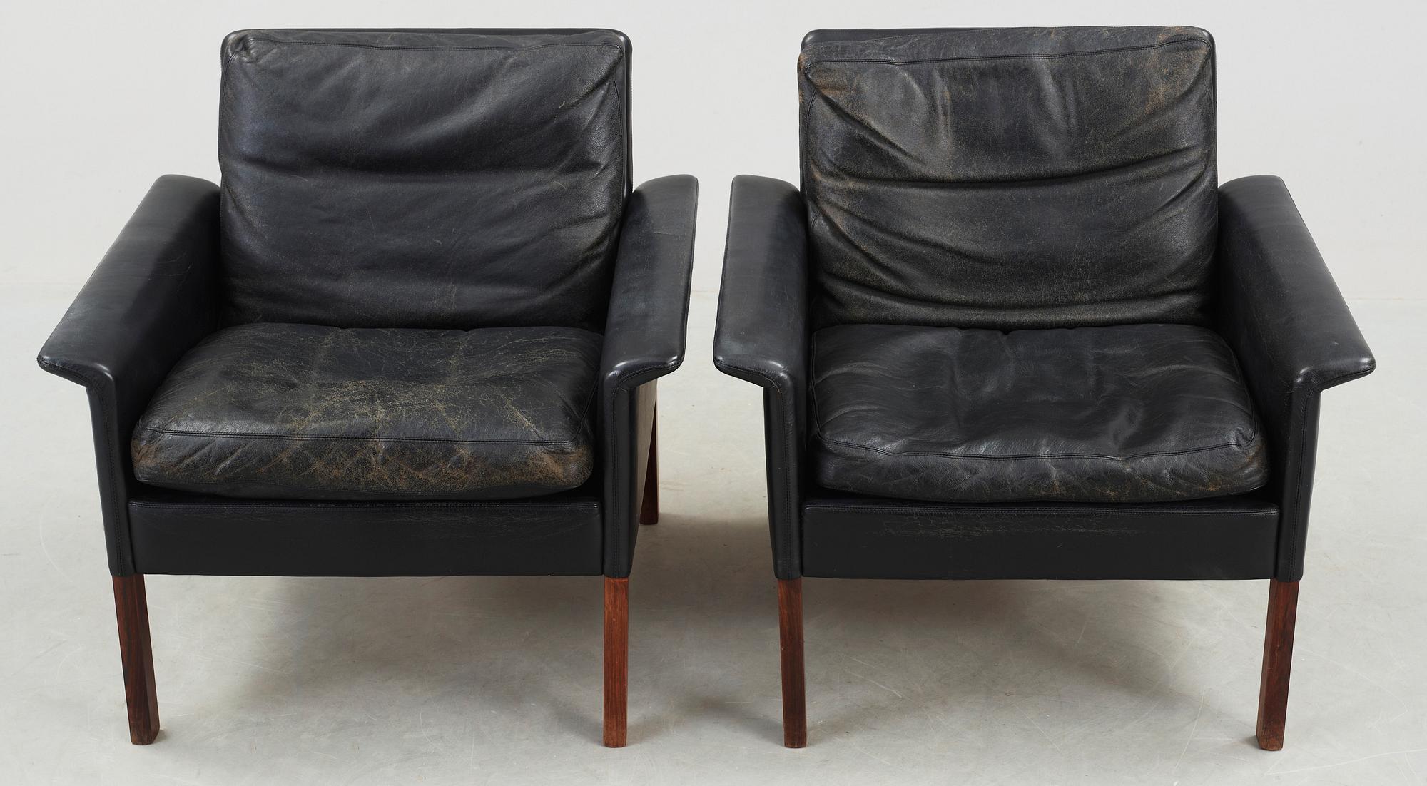 FÅTÖLJER, ett par, Hans Olsen, CS Möbler, 1960-tal.