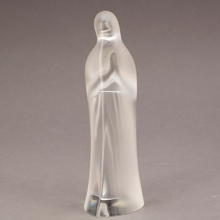 FIGURIN, glas, Lalique, Frankrike, 1900-talets andra hälft.