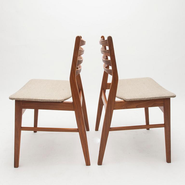 STOLAR, 4 st, teak, Danmark, 1960-70-tal.