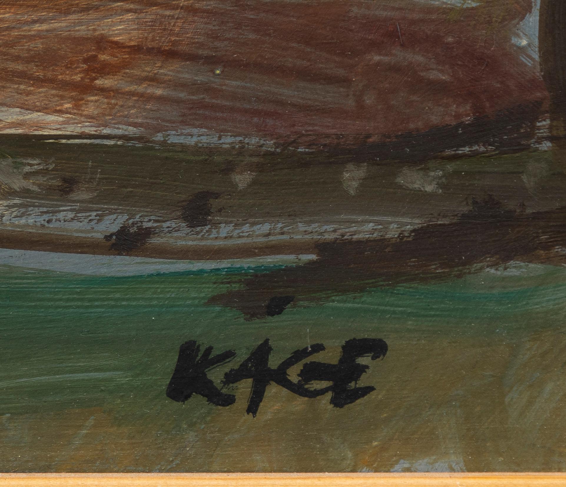 Wilhelm Kåge, Landscape with houses.