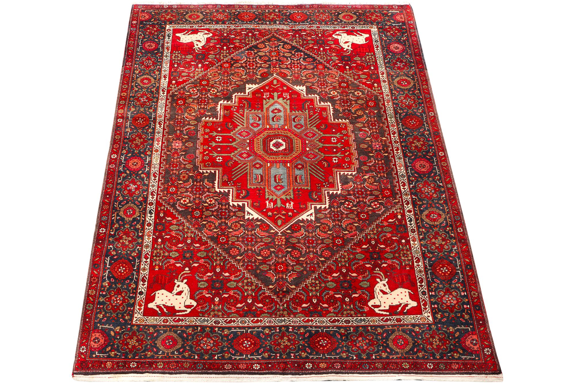 A Bidjar carpet, Old, c. 205 x 130 cm.