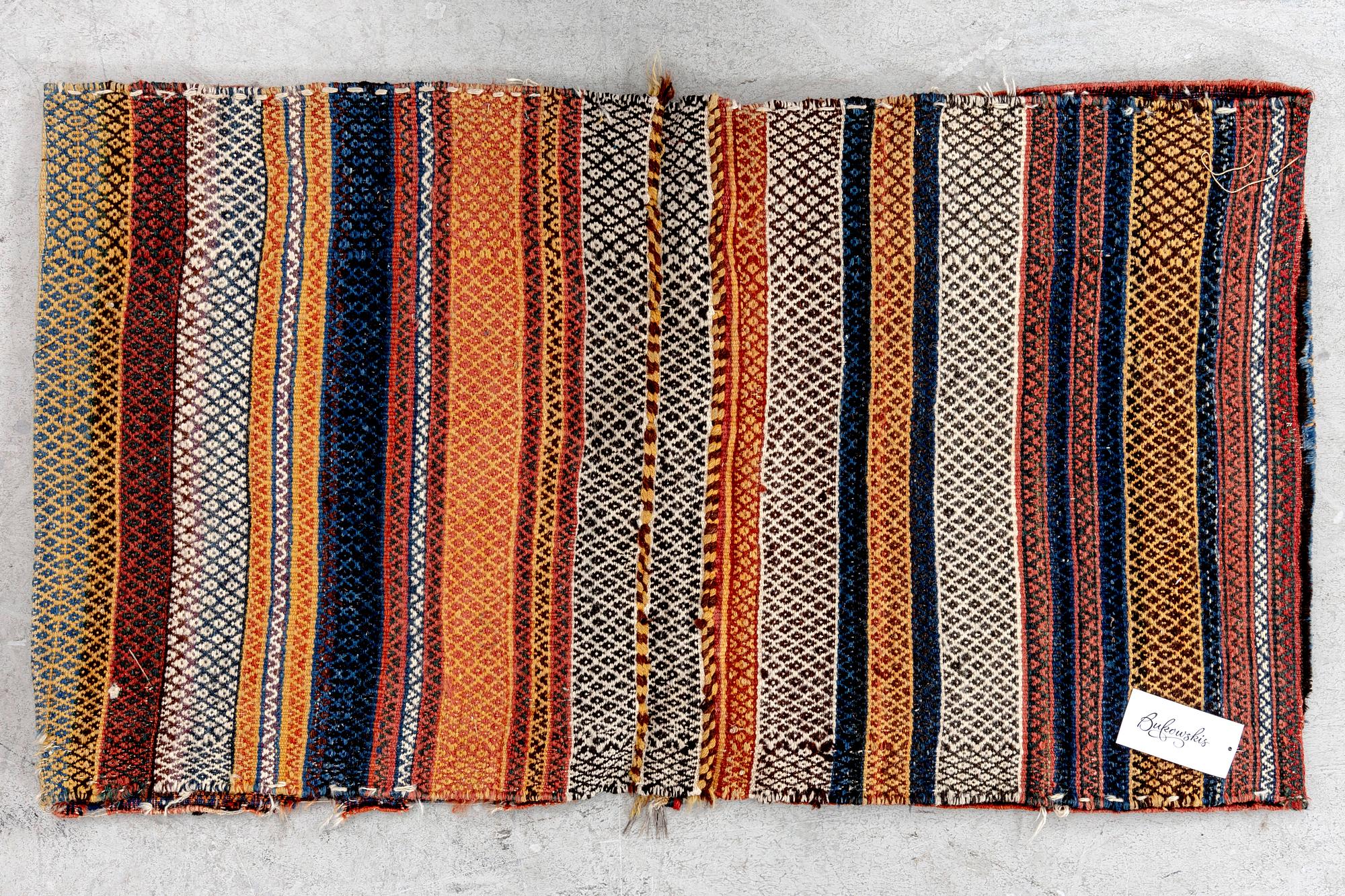 Sadelväska Kashgai seminatik/antik ca 109x62 cm.
