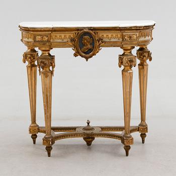 KONSOLBORD, gustaviansk stil, 1900-talets första hälft.