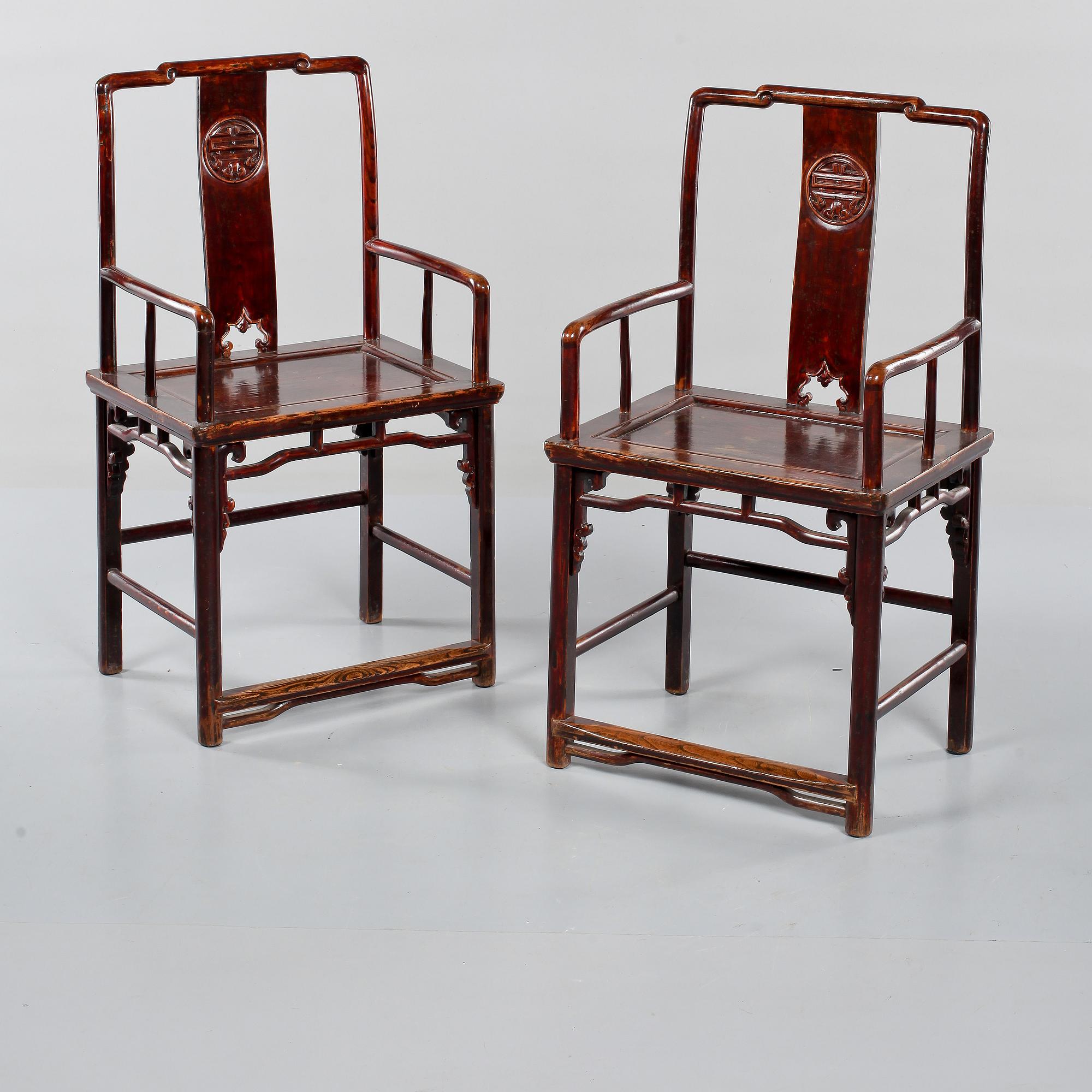 STOLAR, ett par, Shanxi, Kina, omkring 1900.