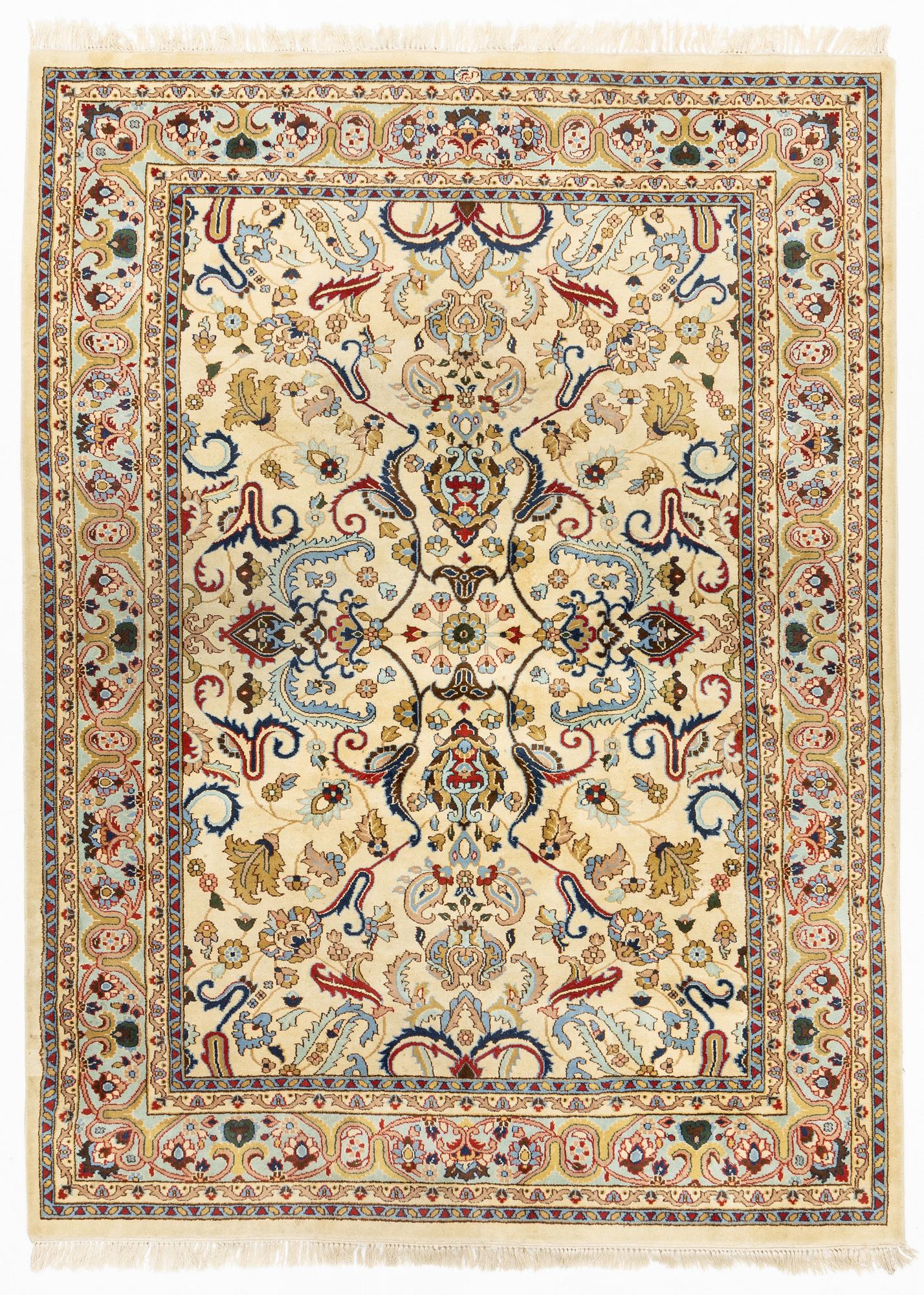 A carpet, signed, circa 286 x 212 cm.