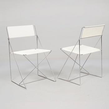 STOLAR, 4 st, "X-line", Niels Jörgen Haugesen, Danmark, formgiven 1977.