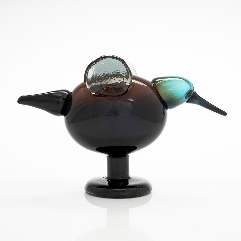 Oiva Toikka, An anniversary bird 2012, "Festive Catcher' , signed O. Toikka, Nuutajärvi 2012, numbered 732/2000.