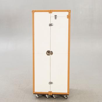 A 21st century leather trunk.