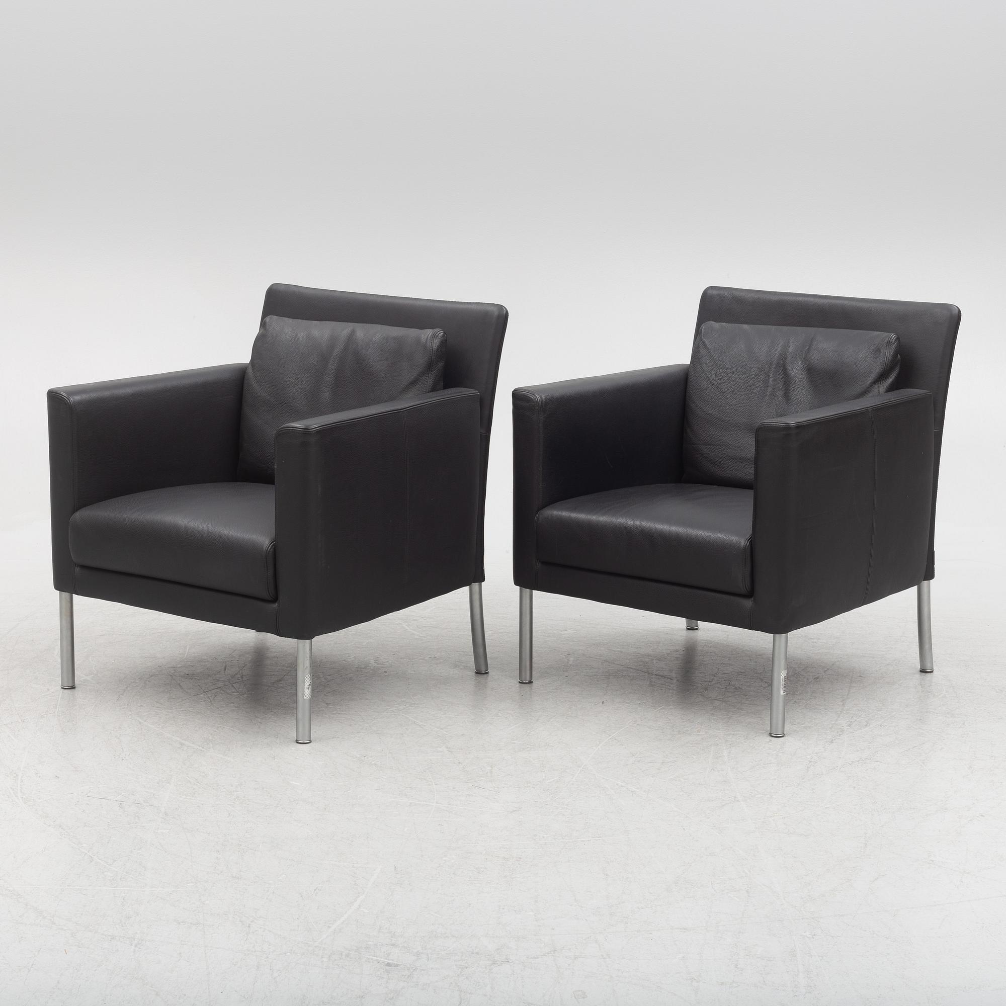 Walter Knoll, a pair of armchairs, 'Jason 391'.