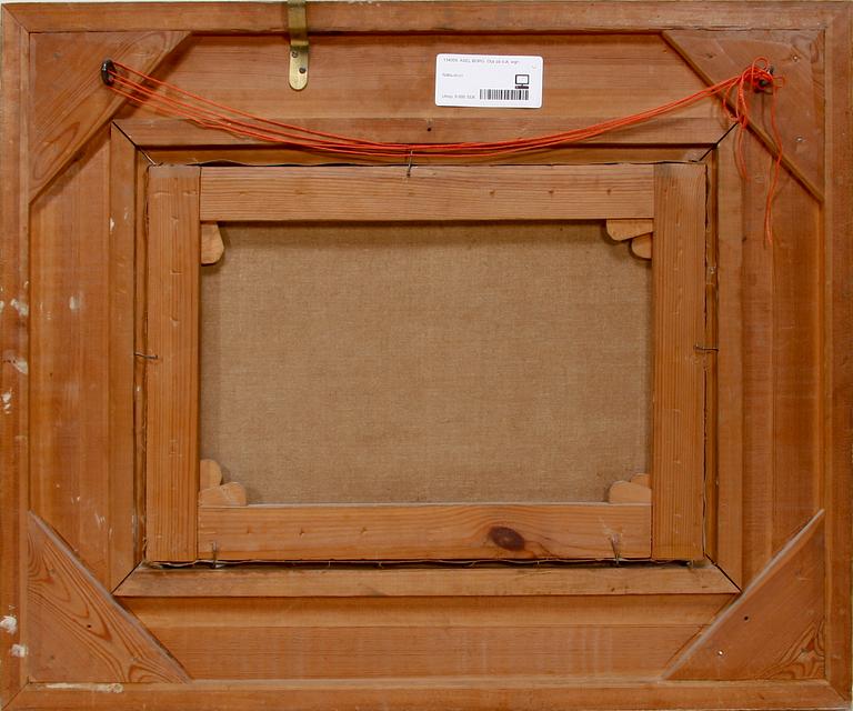 AXEL BORG. Olja på duk, sign.