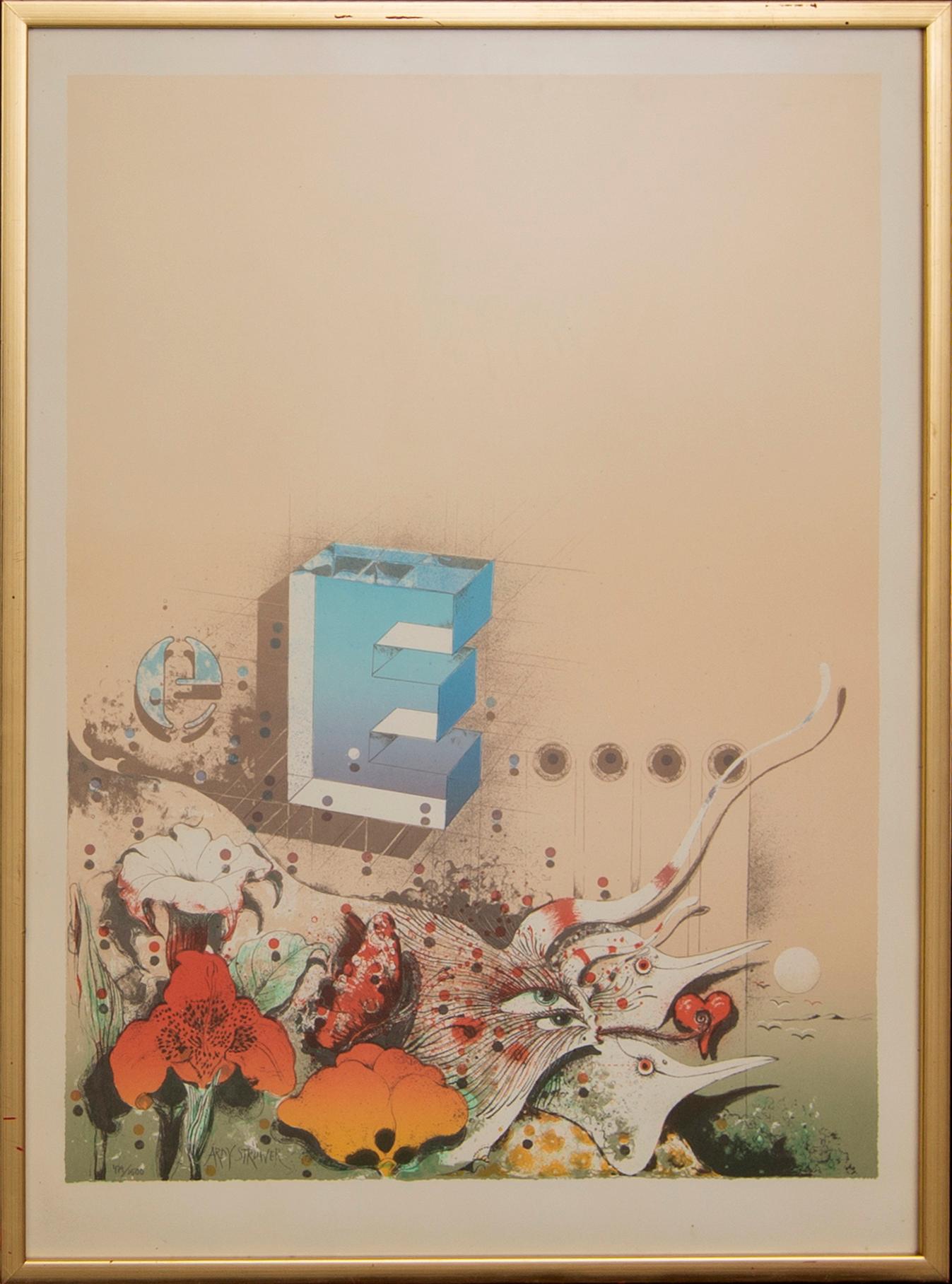 Ardy Strüwer, Ardy Strüwer, color lithograph, signed 479/1500.