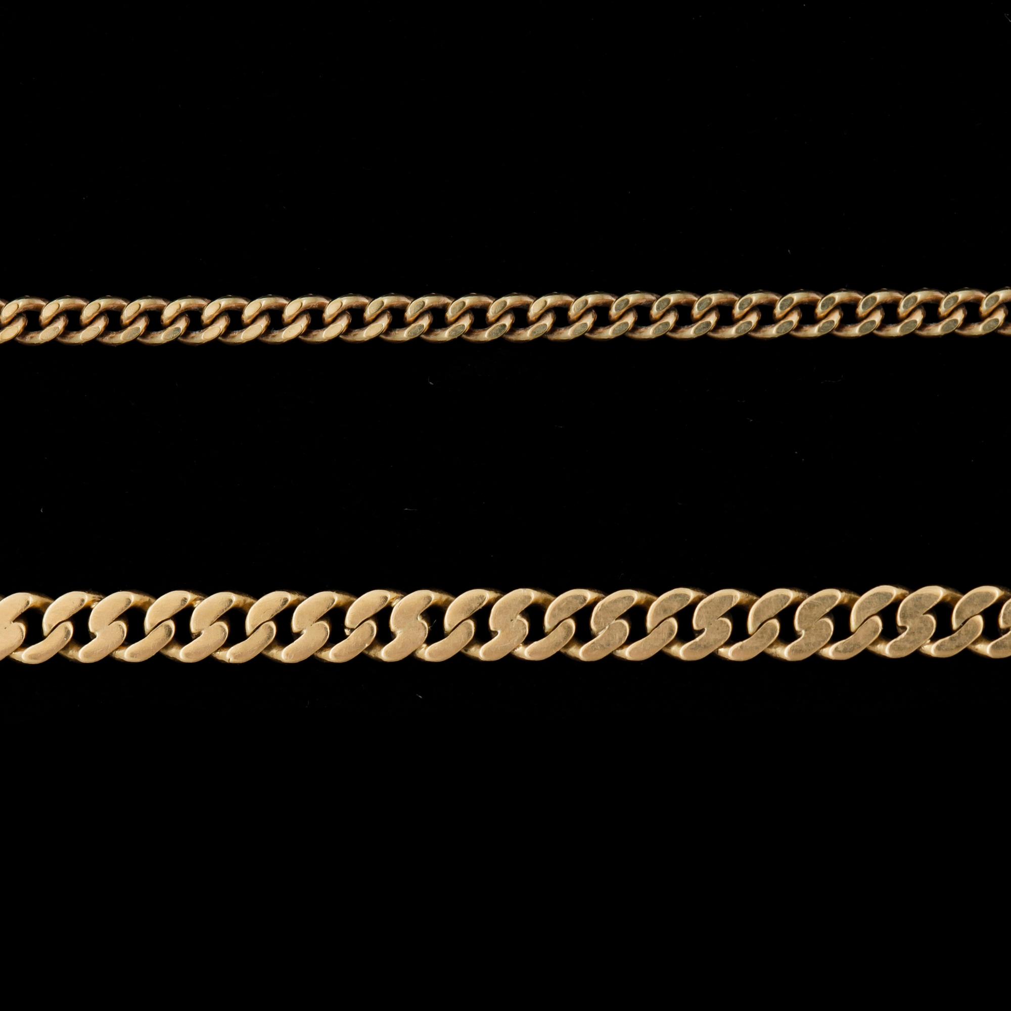 PARTI SMYCKEN, 9 delar, 18k guld. 1900-tal. Totalvikt 51,8g.