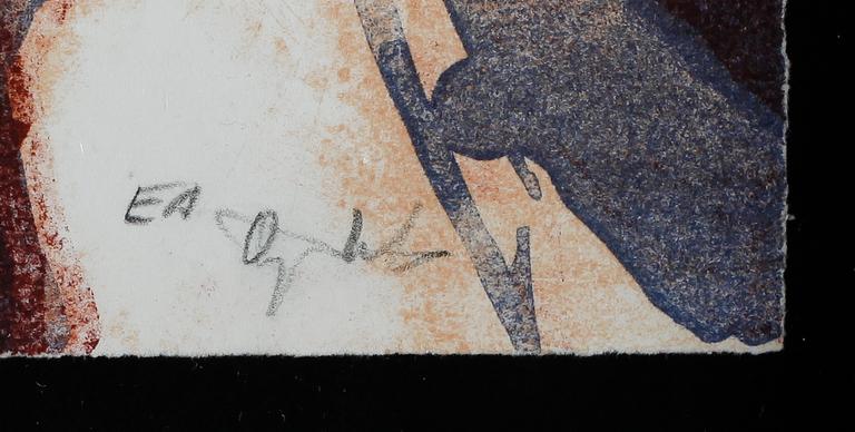 ÖRJAN WIKSTRÖM, 2 st, färglitografier, signerade, EA och PT.