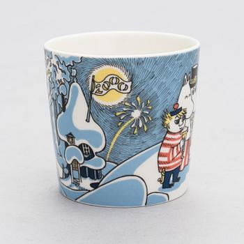 MOOMIN-MUG, porcelain, 'Millennium', Moomin Characters, Arabia 1999-2000.