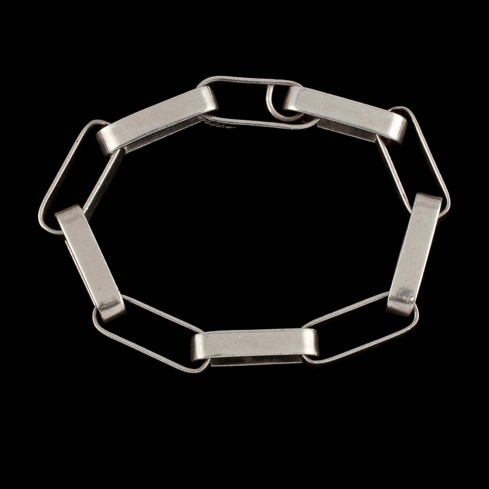 ARMLÄNK, sterlingsilver, Kuhlin, Göteborg, 1977. Vikt 32 g.