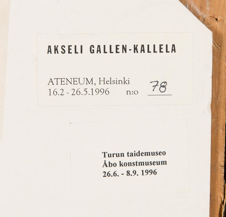 Akseli Gallen-Kallela, "Italialaistyttö".