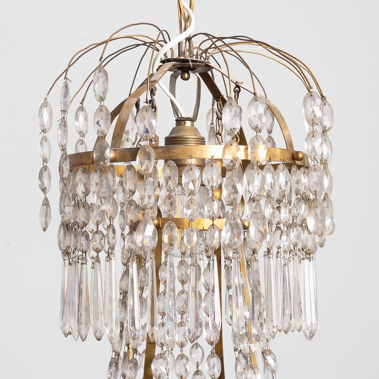 Ljuskrona, empire, 1800-talets första hälft.