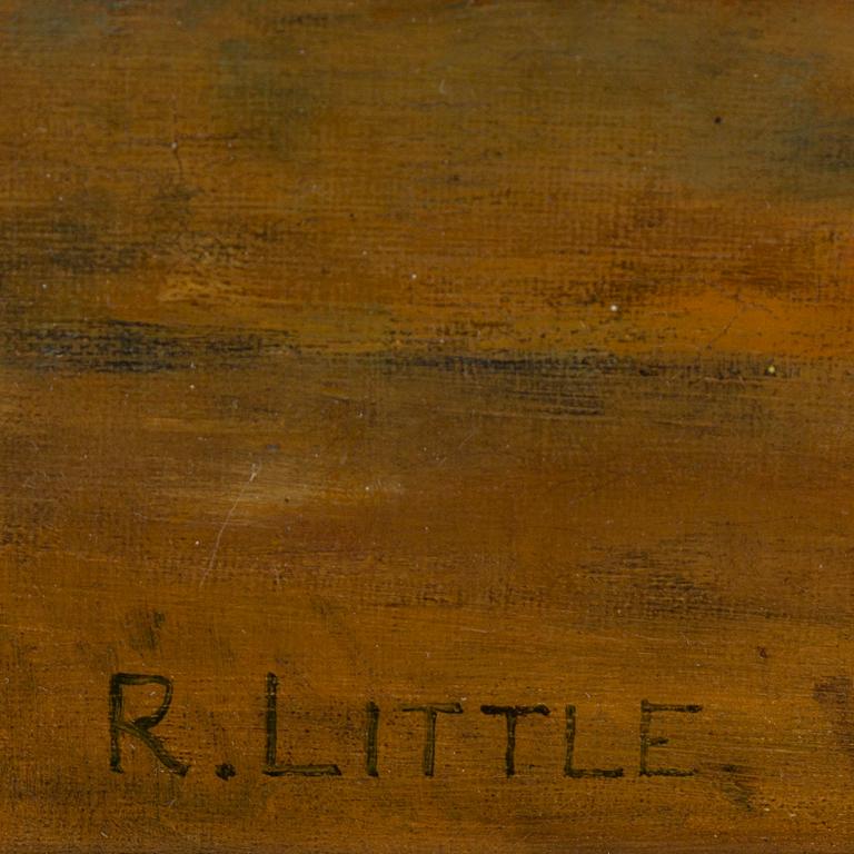 UNKNOWN ARTIST, 19th Century, oil on canvas, signed R. Little.