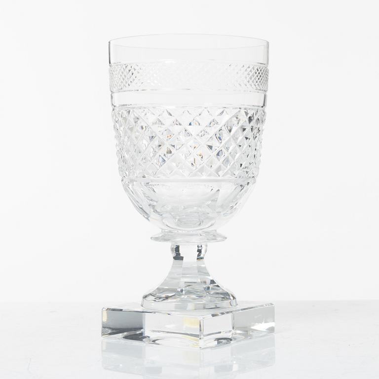 Elis Bergh, glasservis, 107 delar, "Kent", Kosta Boda.