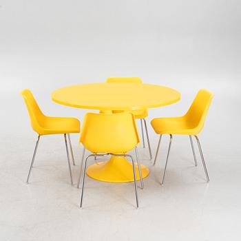 Robin Day, dining set 5 pieces, Overman, 1970s.