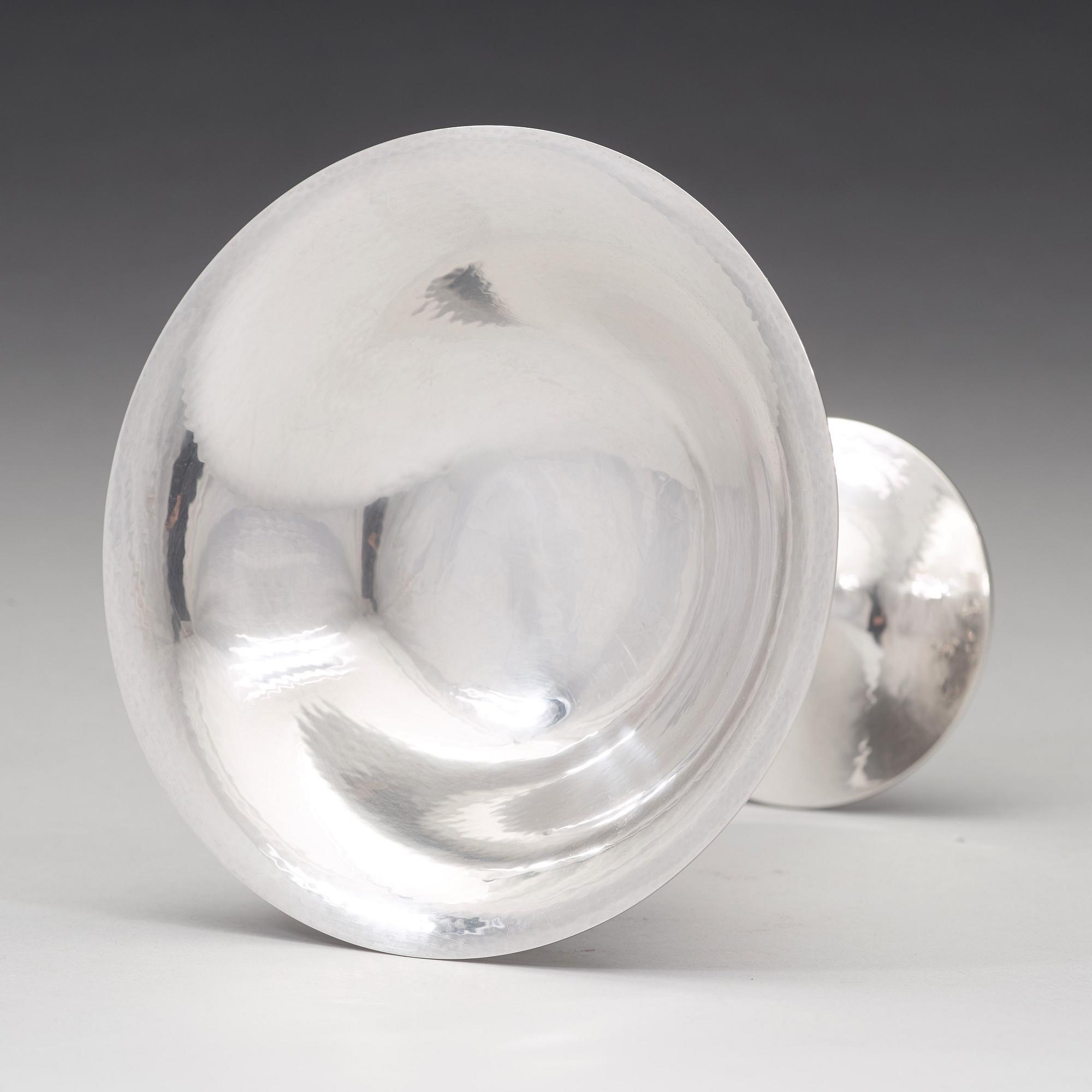 Georg Jensen, skål på fot, Köpenhamn efter 1945, sterling, design nr 263.