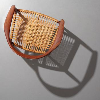 HANS J WEGNER, karmstol, "The Chair" modell "JH501" Johannes Hansen, Danmark, 1950-tal.