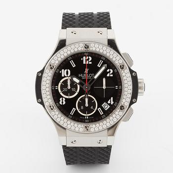Hublot, Big Bang, Diamonds, wristwatch, chronograph, 41 mm.