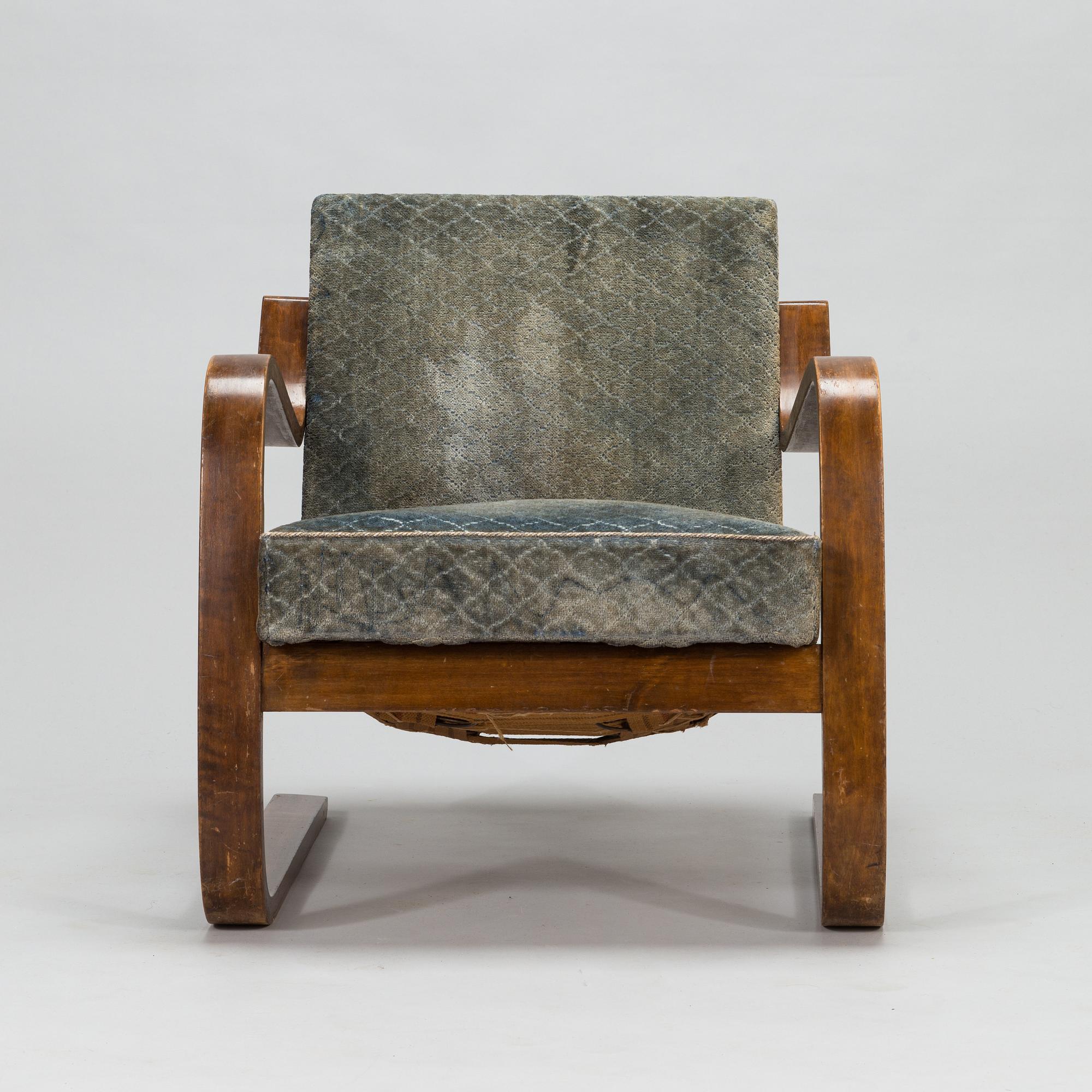 Alvar Aalto, A 1930/1940's '34' armchair for O.Y. Huonekalu- ja Rakennustyötehdas A.B.