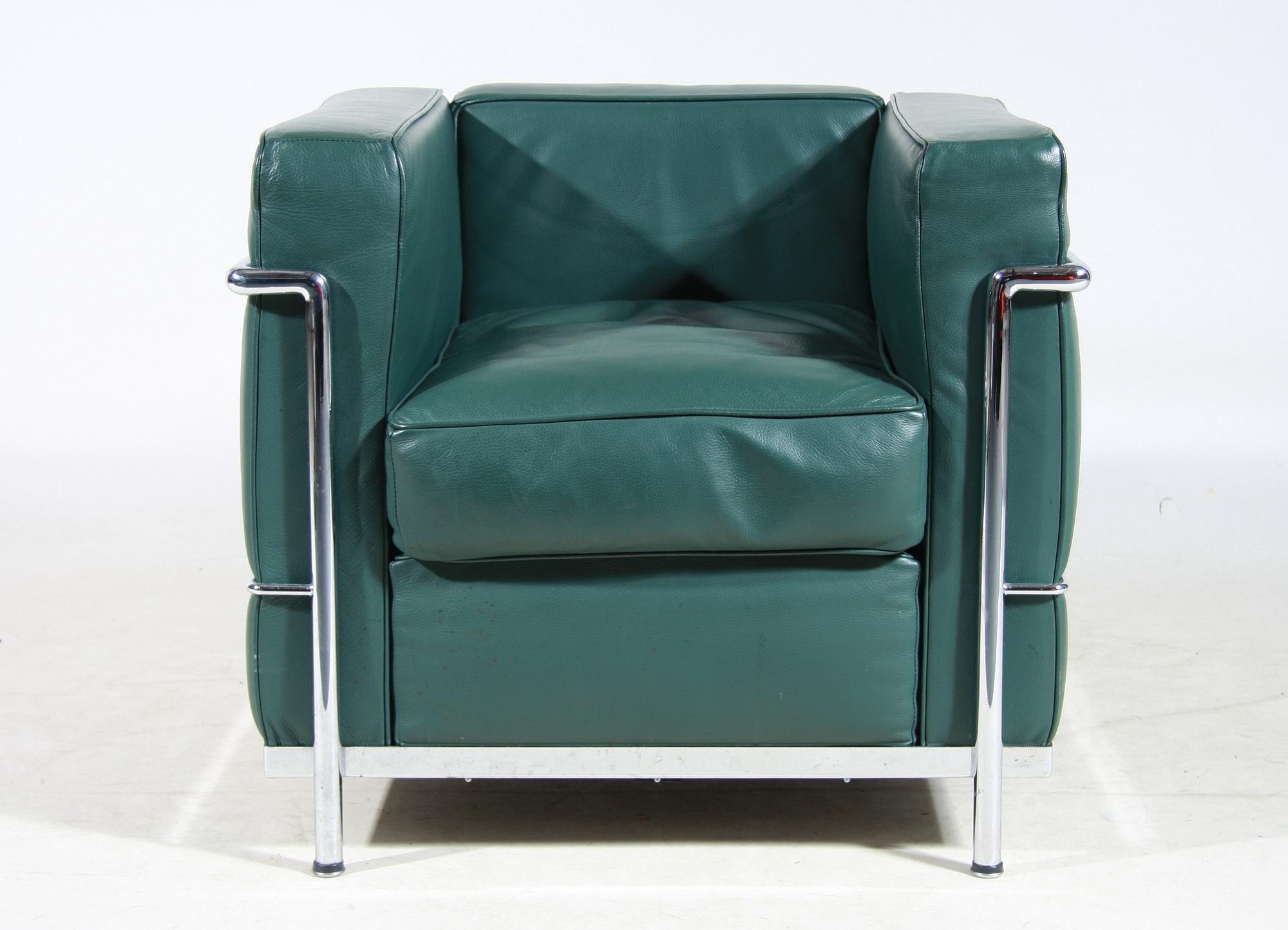 FÅTÖLJ, kopia efter Le Corbusier.