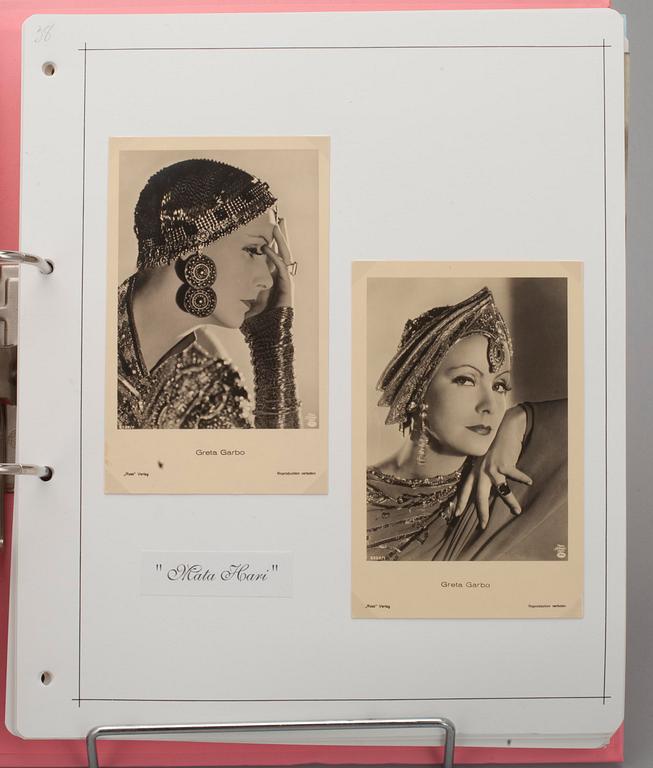 SAMLING, GRETA GARBO, ca 135 delar.