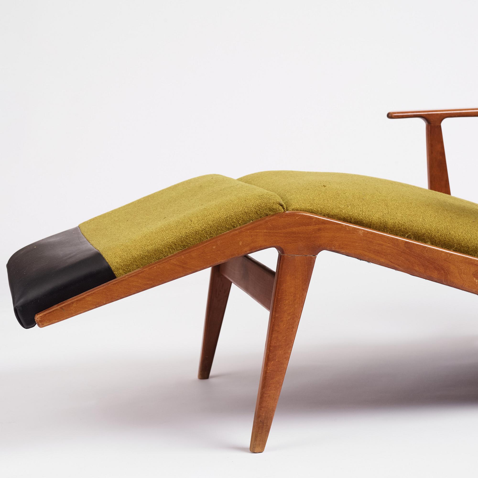 Svante Skogh, an easy chair, model no "231", Engen Möbler, Sweden 1950s.