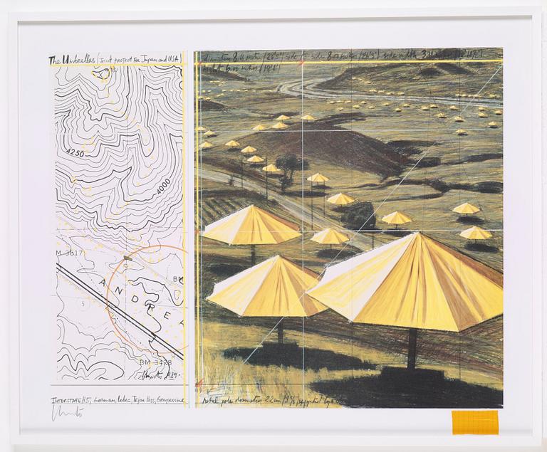 Christo & Jeanne-Claude, "The Umbrellas (Joint project for Japan and USA)".