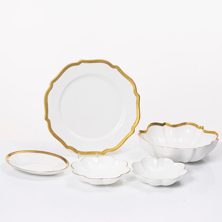 Karin Björquist, Service pieces, 14 pcs, porcelain, "Nobel", Rörstrand.