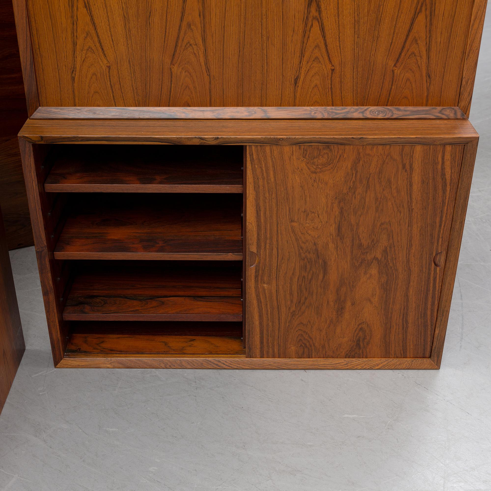 Poul Cadovius, a rosewood 'Royal System', Denmark.