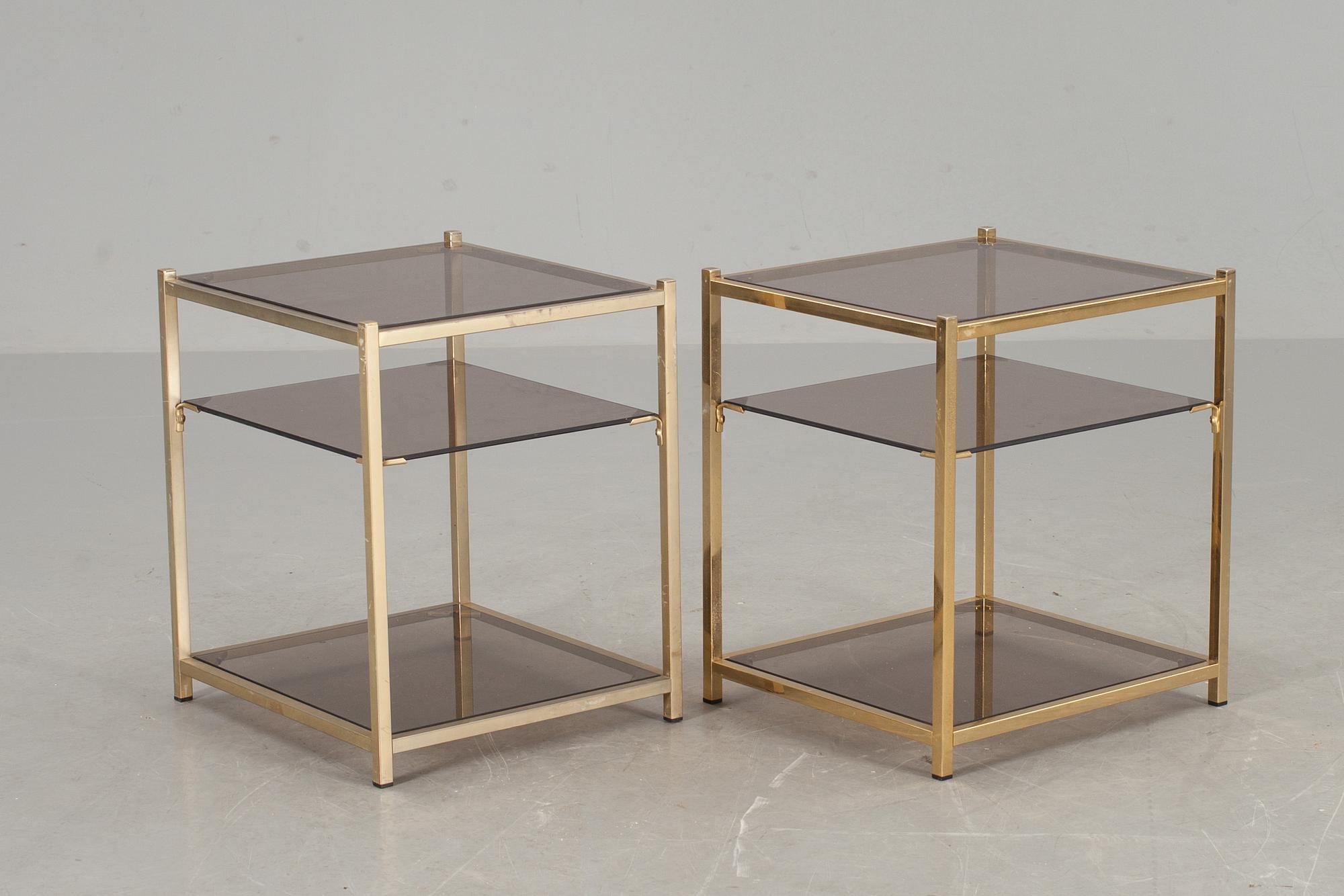 LAMPBORD, ett par, 1900-talets sista fjärdedel.