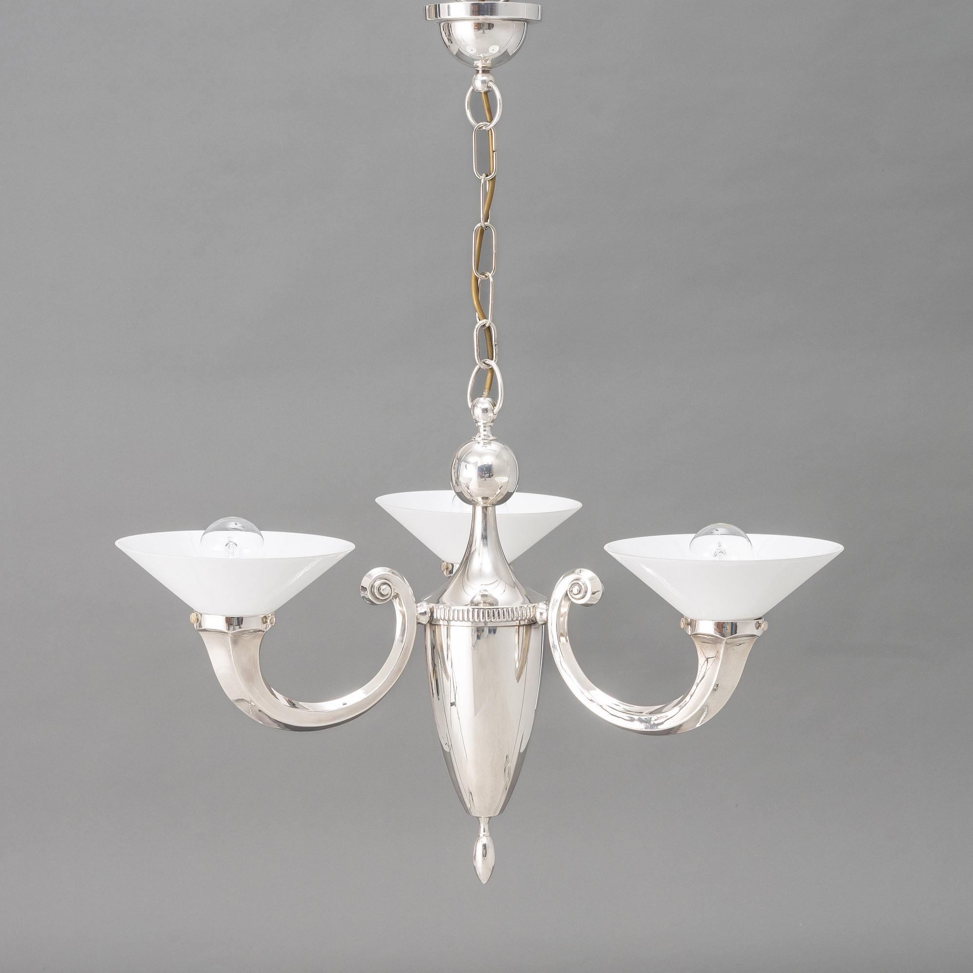 C.G. Hallberg, taklampa, Stockholm, 1920/30-tal.
