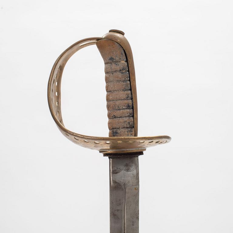 A Swedish cavalry saber.