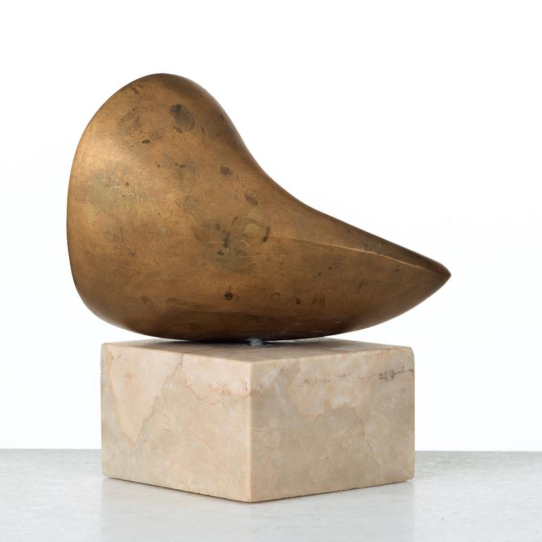 Christian Berg, CHRISTIAN BERG, Blasted and polished bronze, Signed C.B. Copy no 3. The motif conceived 1965.